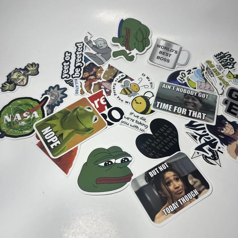 Memes Stickers Funny Stickers Vinyl Memes Funny Stickers for Adults 30 ct